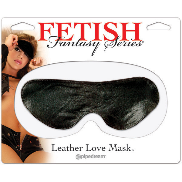 Fetish Fantasy Series Leather Love Mask Black